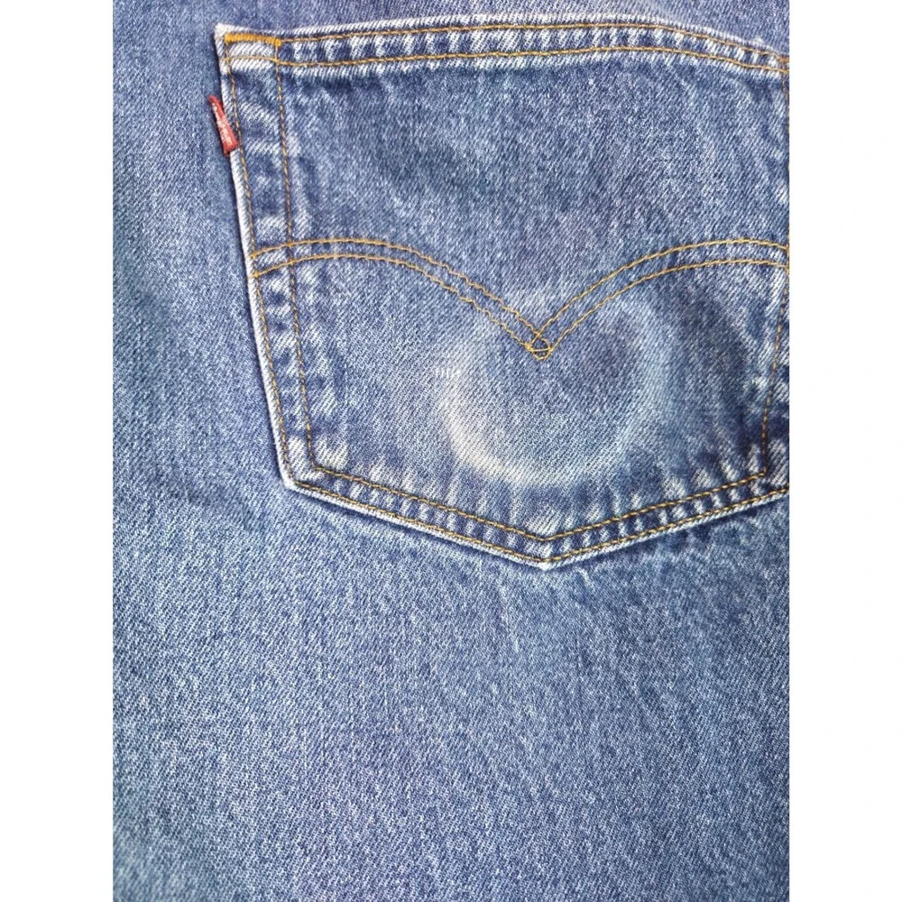Vintage Levi's 501 Jeans Mens 42x34 Blue‎  90s Made in USA Straight Leg Denim